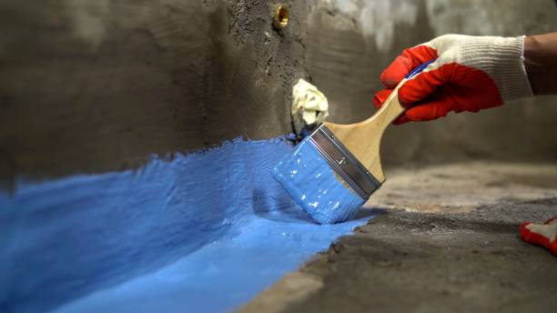 Commercial Waterproofing project at a Absecon, NJ business property by SJ Waterproofing Pros